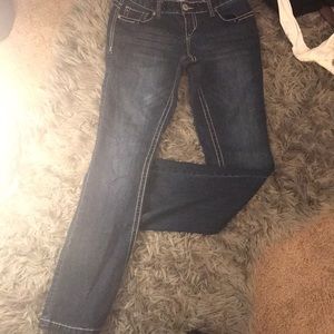 Blue jeans bootcut